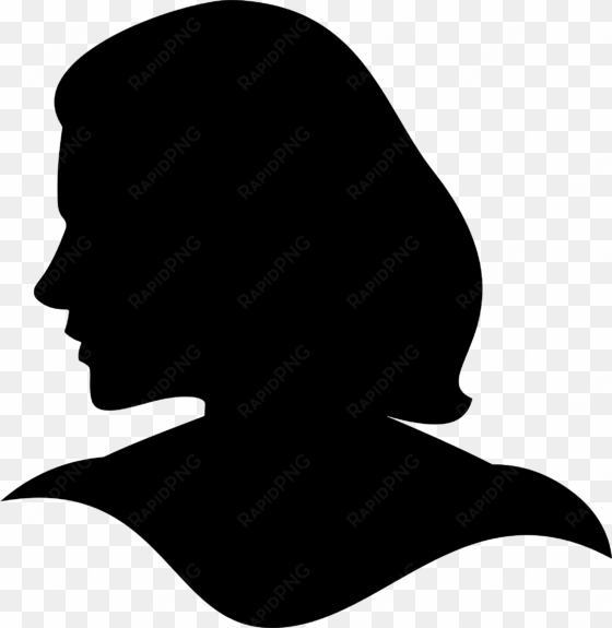 head only - woman head silhouette png