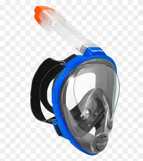 head sea vu dry full face snorkel mask