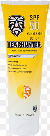 headhunter sunscreen clear spf-50, 8 oz paraben free - headhunter surf clear spf 30 8oz sunscreen quick-dry