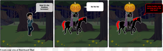 headless horseman - storyboard that headless horseman