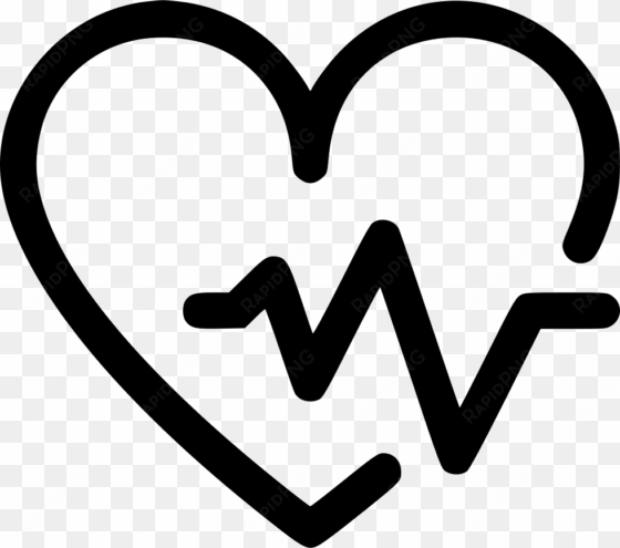 health fitness heart rate bit analysis svg png icon - heart pulse icon transparent