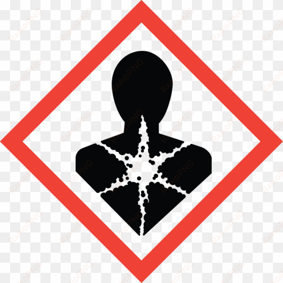 health hazard - long term health hazard symbol