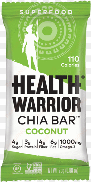 health warrior chia bar coconut - health warrior acai berry chia bars