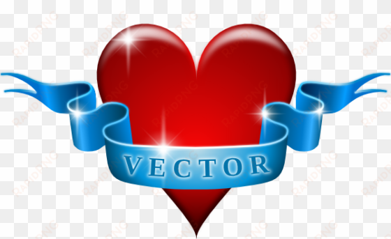 heart and ribbon svg clip arts 600 x 367 px