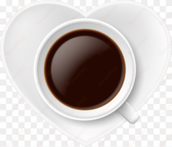 heart coffee cup png vector clipart - dandelion coffee