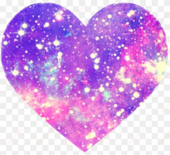 Heart Galaxy Sparkles Sparkle Pink Love Art Pattern - Heart transparent png image
