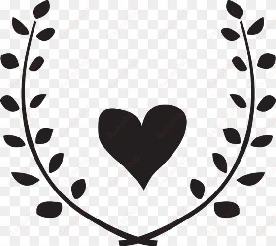 heart garland monogram free cut file vector black and - lavender floral wreath clipart