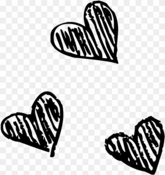 heart hearts black tumblr drawing draw png tumblr drawn - black and white overlay png