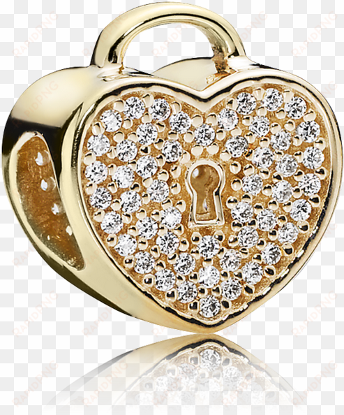 heart lock charm - pandora