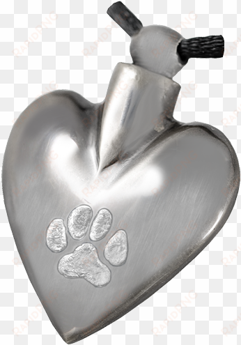 heart paw print pendant, three styles - jewellery