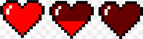 heart pixel png - pixel heart