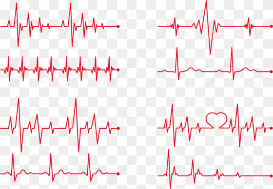 heart rate electrocardiography clip art - batimentos cardiacos vetor png