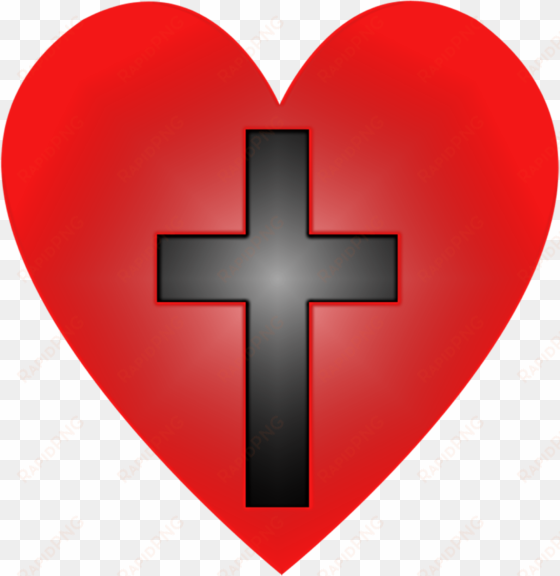Heart Red Shiny Design Love Jesus 1218006 - Heart Of Christianity transparent png image