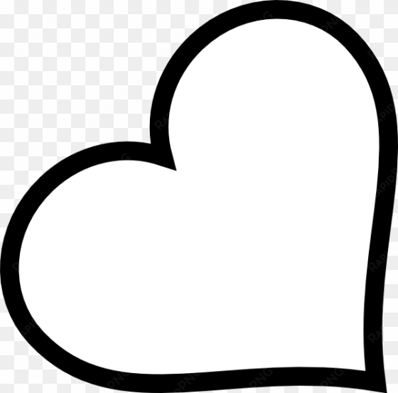 heart shape outline source - heart outline clipart black and white