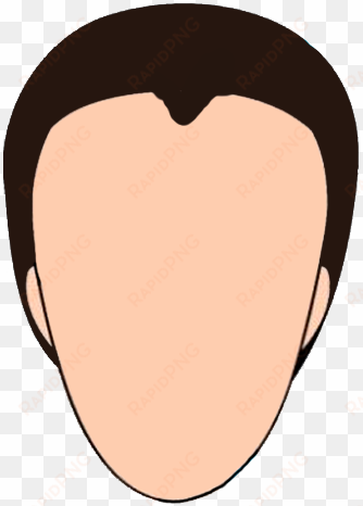 heart-shaped face - cartoon face shape png