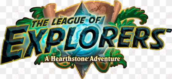 Hearthstone League Of Explorers Logo transparent png image