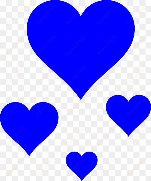 hearts clip art at clker - blue love heart png