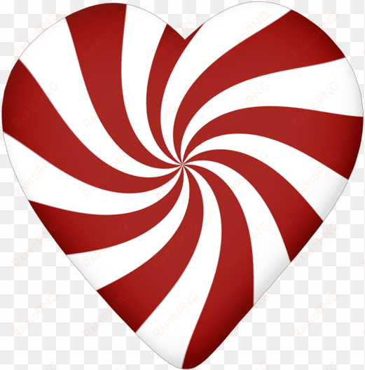 Hearts ‿✿⁀♡♥♡❤ - Candy Cane Heart Png transparent png image