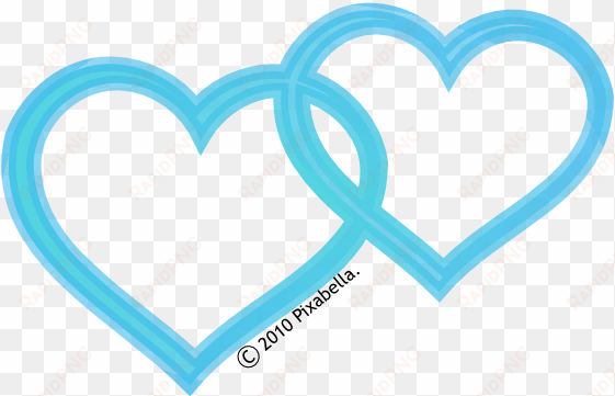 hearts interlinked clip art - linked heart clipart