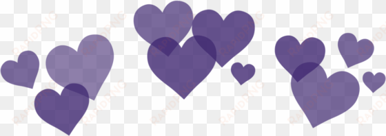 Hearts Png Tumblr - Blue Heart Crown Png transparent png image
