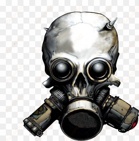 heavy metal faak skull - skull gas mask png