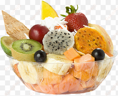 helado de frutas - ensalada de frutas con helado png