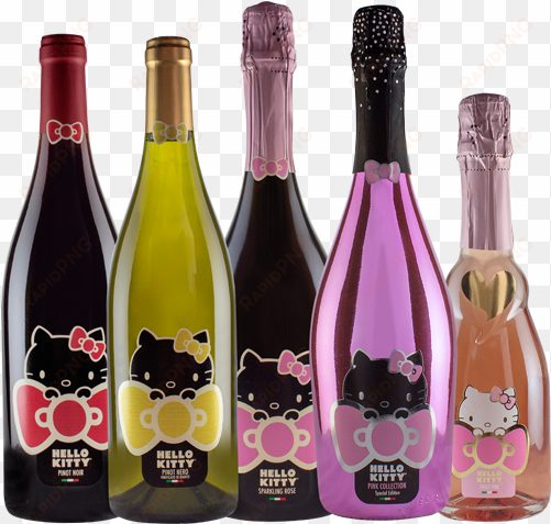 hello kitty wines just added prosecco & pinot grigio - hello kitty wine collection