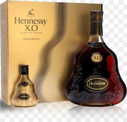 hennessy xo with tom dixon 5cl gift set - hennessy xo limited edition gold