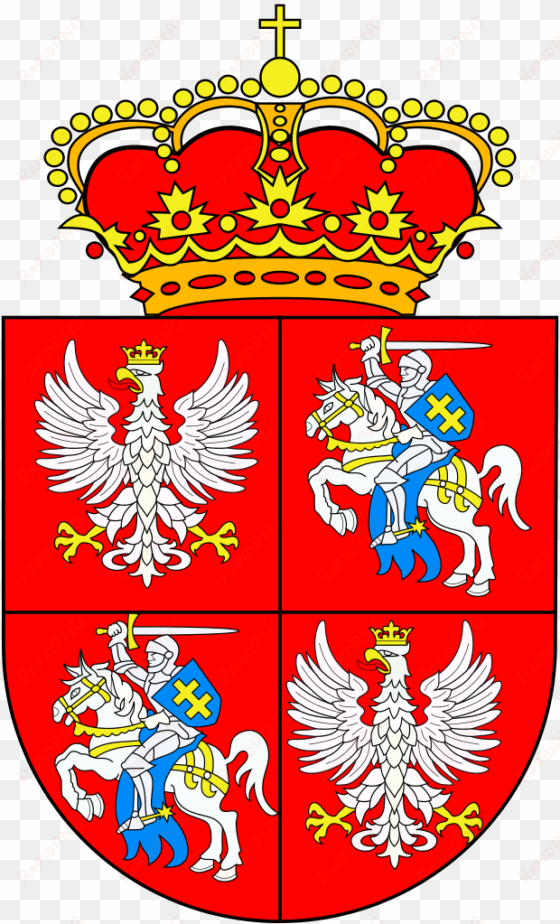 herb rzeczypospolitej obojga narodow - poland lithuania coat of arms