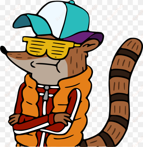 here is a high-res cool rigby to go with mordecai - de rigby png