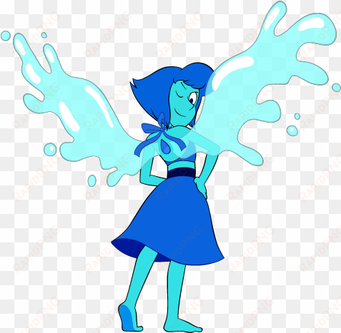 here is a transparent lapis lazuli the new crystal - steven universe lapis new crystal gems