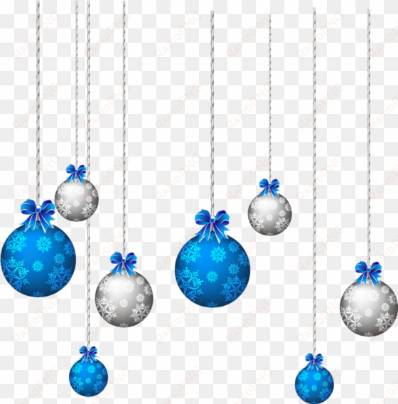 here is our december newsletter - blue christmas ball png