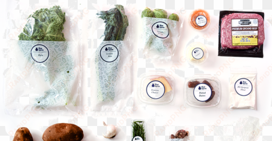 here's what a week's worth of blue apron waste looks - blue apron