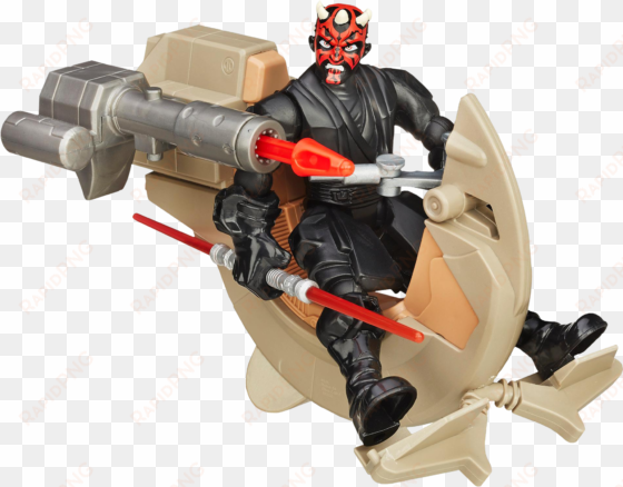 hero mashers speeder bike with darth maul - star wars hero mashers darth maul