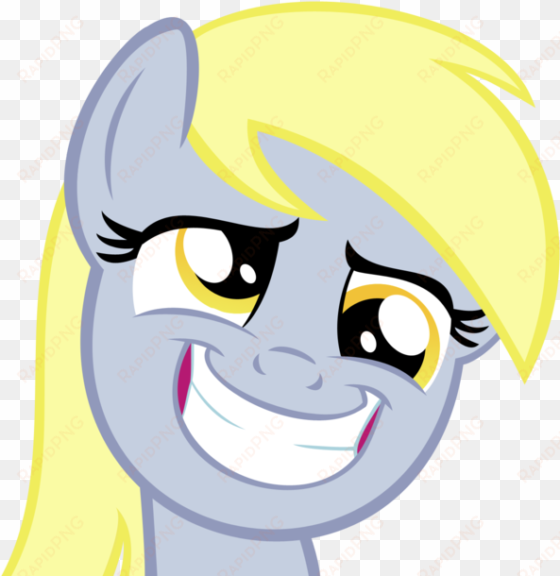 Herp Derp - My Little Pony Derpy Face transparent png image