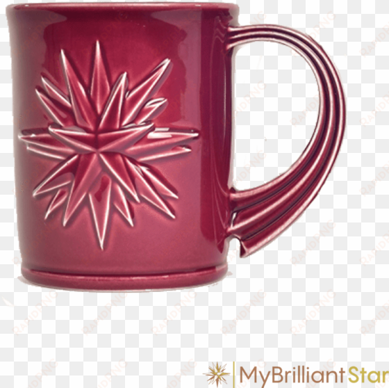 herrnhut star mug - weihnachtstasse mit herrnhuter sterne logo