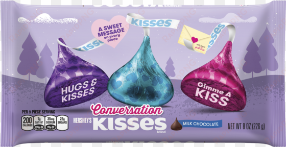 hershey's kisses brand milk chocolate conversation - hershey's conversation kisses
