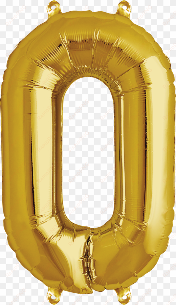 hg34oor - metallic gold 16 inch balloon numbers
