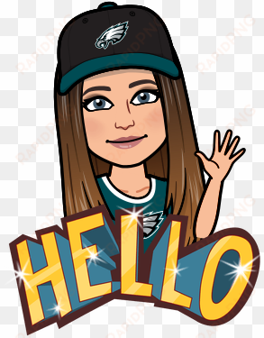 hi, i am miss campbell this is my second year teaching - bitmoji girl with blond hair and glasses