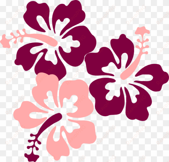 hibiscus clip art - clip art hawaiian flower