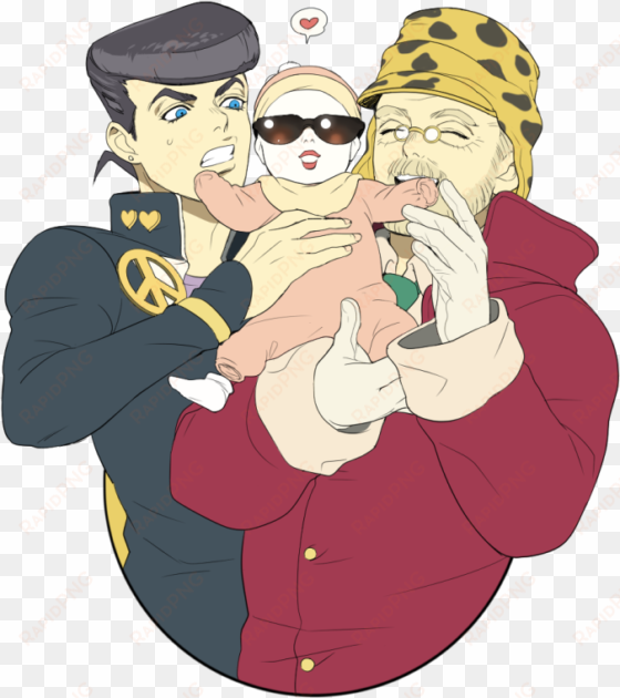 higashikata jousuke, joseph joestar, and shizuka joestar - atheist