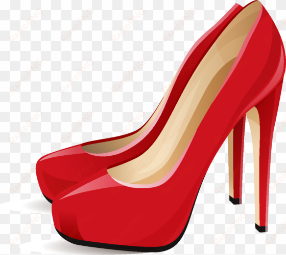 high-heeled shoe