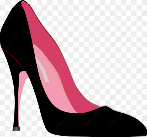 high-heels stiletto shoe fashion black pin - heel clipart