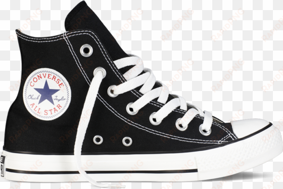 high top black converse