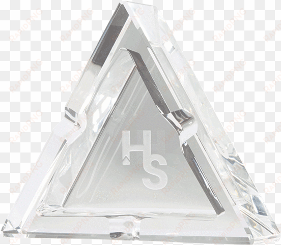 higher standards crystal ashtray - ashtray