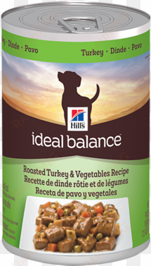 hill's ideal balance regular canned roasted turkey - hills ideal balance turkey/vegetable canned dog food