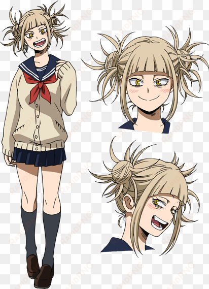 himiko toga tv animation design sheet - my hero academia characters villains