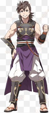 Hinata Wild Samurai Face - Hinata Fire Emblem Heroes transparent png image