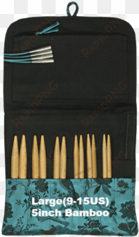 hiyahiya bamboo interchangeable knitting needle set - makeup brushes