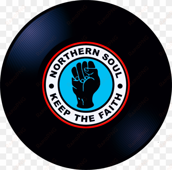 hockey puck stickers - northern soul keep the faith 1 magnet